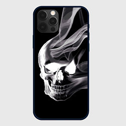 Чехол для iPhone 12 Pro Max Wind - smoky skull, цвет: 3D-черный