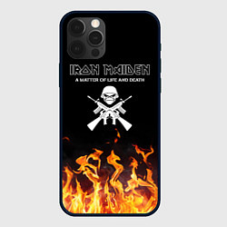 Чехол для iPhone 12 Pro Max Iron Maiden, цвет: 3D-черный