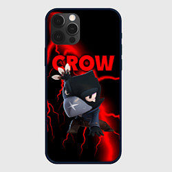 Чехол для iPhone 12 Pro Max Brawl Stars CROW, цвет: 3D-черный