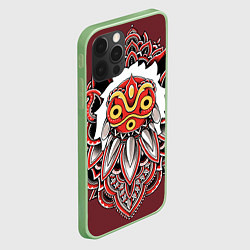 Чехол для iPhone 12 Pro Max Принцесса Мононоке, цвет: 3D-салатовый — фото 2