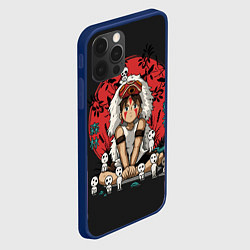 Чехол для iPhone 12 Pro Max Princess Mononoke, цвет: 3D-тёмно-синий — фото 2