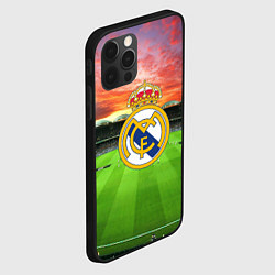 Чехол для iPhone 12 Pro Max FC Real Madrid, цвет: 3D-черный — фото 2