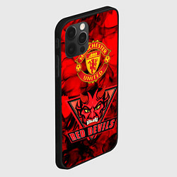 Чехол для iPhone 12 Pro Max Manchester United, цвет: 3D-черный — фото 2