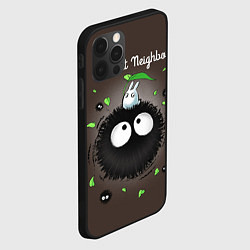 Чехол для iPhone 12 Pro Max My Neighbor Totoro, цвет: 3D-черный — фото 2
