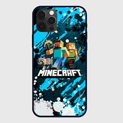 Чехол для iPhone 12 Pro Max Minecraft Майнкрафт, цвет: 3D-черный