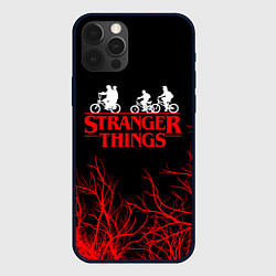 Чехол для iPhone 12 Pro Max STRANGER THINGS, цвет: 3D-черный
