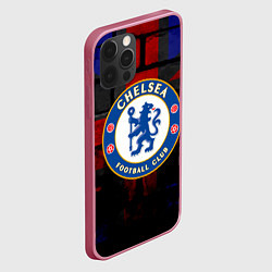 Чехол для iPhone 12 Pro Max Chelsea, цвет: 3D-малиновый — фото 2