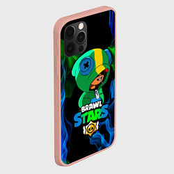 Чехол для iPhone 12 Pro Max Brawl Stars LEON, цвет: 3D-светло-розовый — фото 2