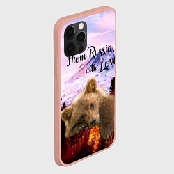 Чехол для iPhone 12 Pro Max Из России с любовью, цвет: 3D-светло-розовый — фото 2