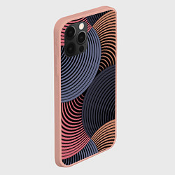 Чехол для iPhone 12 Pro Max Абстрактный узор, цвет: 3D-светло-розовый — фото 2