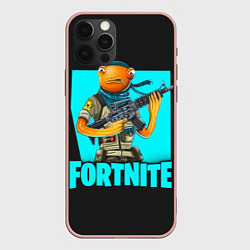 Чехол для iPhone 12 Pro Max Fortnite, цвет: 3D-светло-розовый