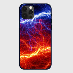 Чехол для iPhone 12 Pro Max Лёд и огонь, цвет: 3D-черный