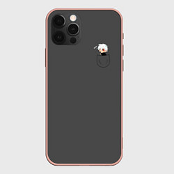 Чехол для iPhone 12 Pro Max Токийский гуль, цвет: 3D-светло-розовый