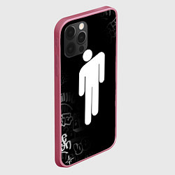 Чехол для iPhone 12 Pro Max BILLIE EILISH, цвет: 3D-малиновый — фото 2