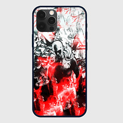 Чехол для iPhone 12 Pro Max One-Punch Man Collage, цвет: 3D-черный