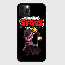 Чехол для iPhone 12 Pro Max Мортис Brawl Stars, цвет: 3D-черный