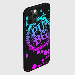 Чехол для iPhone 12 Pro Max PUBG, цвет: 3D-черный — фото 2