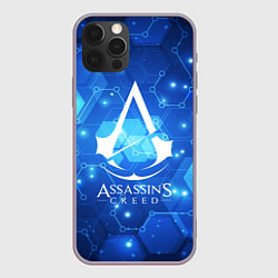 Чехол для iPhone 12 Pro Max ASSASSINS CREED, цвет: 3D-серый