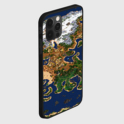 Чехол для iPhone 12 Pro Max HEROES 3 КАРТА, цвет: 3D-черный — фото 2