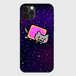 Чехол для iPhone 12 Pro Max Nyan Cat, цвет: 3D-черный