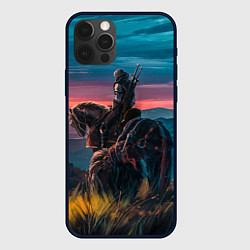 Чехол для iPhone 12 Pro Max The Witcher, цвет: 3D-черный