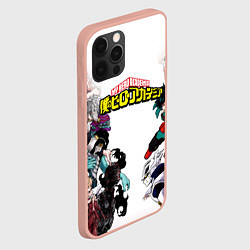 Чехол для iPhone 12 Pro Max My Hero Academia противостояние, цвет: 3D-светло-розовый — фото 2