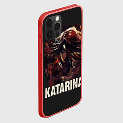 Чехол для iPhone 12 Pro Max Katarina, цвет: 3D-красный — фото 2