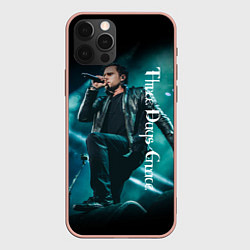 Чехол для iPhone 12 Pro Max Three Days Grace, цвет: 3D-светло-розовый