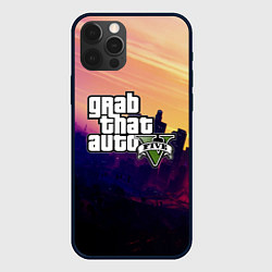 Чехол для iPhone 12 Pro Max GTA 5, цвет: 3D-черный