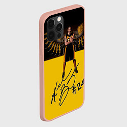 Чехол для iPhone 12 Pro Max Kobe Bryant, цвет: 3D-светло-розовый — фото 2