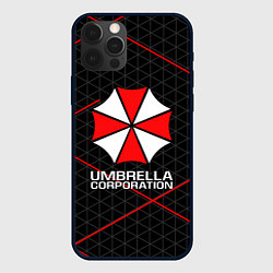 Чехол для iPhone 12 Pro Max UMBRELLA CORP, цвет: 3D-черный