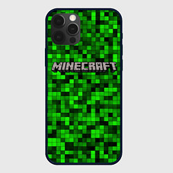 Чехол для iPhone 12 Pro Max MINECRAFT CREEPER КАПЮШОН, цвет: 3D-черный