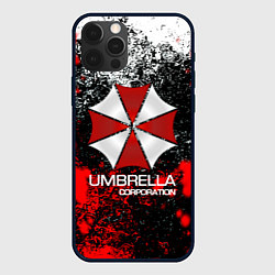 Чехол для iPhone 12 Pro Max UMBRELLA CORP, цвет: 3D-черный