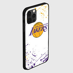 Чехол для iPhone 12 Pro Max LA LAKERS, цвет: 3D-черный — фото 2