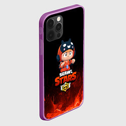 Чехол для iPhone 12 Pro Max Brawl Stars Bea, цвет: 3D-сиреневый — фото 2