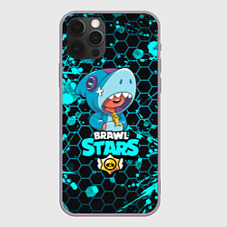 Чехол для iPhone 12 Pro Max BRAWL STARS LEON, цвет: 3D-серый