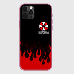 Чехол для iPhone 12 Pro Max UMBRELLA CORPORATION, цвет: 3D-малиновый
