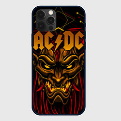 Чехол для iPhone 12 Pro Max ACDC, цвет: 3D-черный