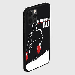 Чехол для iPhone 12 Pro Max Muhammad Ali, цвет: 3D-черный — фото 2