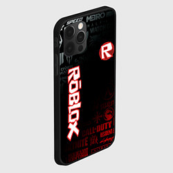 Чехол для iPhone 12 Pro Max ROBLOX, цвет: 3D-черный — фото 2