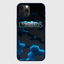 Чехол для iPhone 12 Pro Max Roblox Neon Hex, цвет: 3D-черный