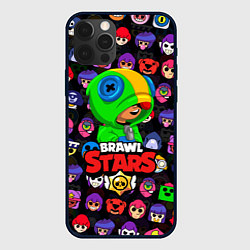 Чехол для iPhone 12 Pro Max BRAWL STARS LEON, цвет: 3D-черный