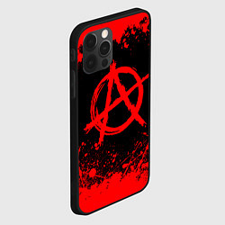 Чехол для iPhone 12 Pro Max АНАРХИЯ, цвет: 3D-черный — фото 2