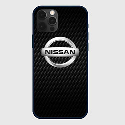 Чехол для iPhone 12 Pro Max NISSAN, цвет: 3D-черный