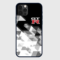 Чехол для iPhone 12 Pro Max NISSAN GTR, цвет: 3D-черный