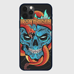 Чехол для iPhone 12 Pro Max Iron Maiden, цвет: 3D-черный