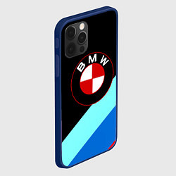 Чехол для iPhone 12 Pro Max BMW, цвет: 3D-тёмно-синий — фото 2