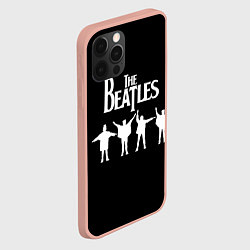 Чехол для iPhone 12 Pro Max Beatles, цвет: 3D-светло-розовый — фото 2