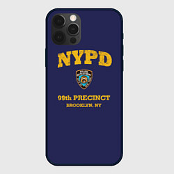 Чехол для iPhone 12 Pro Max Бруклин 9-9 департамент NYPD, цвет: 3D-черный