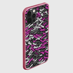 Чехол для iPhone 12 Pro Max Именной камуфляж Даша, цвет: 3D-малиновый — фото 2